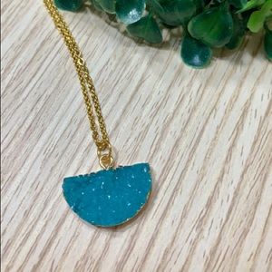 Blue Quartz Necklace